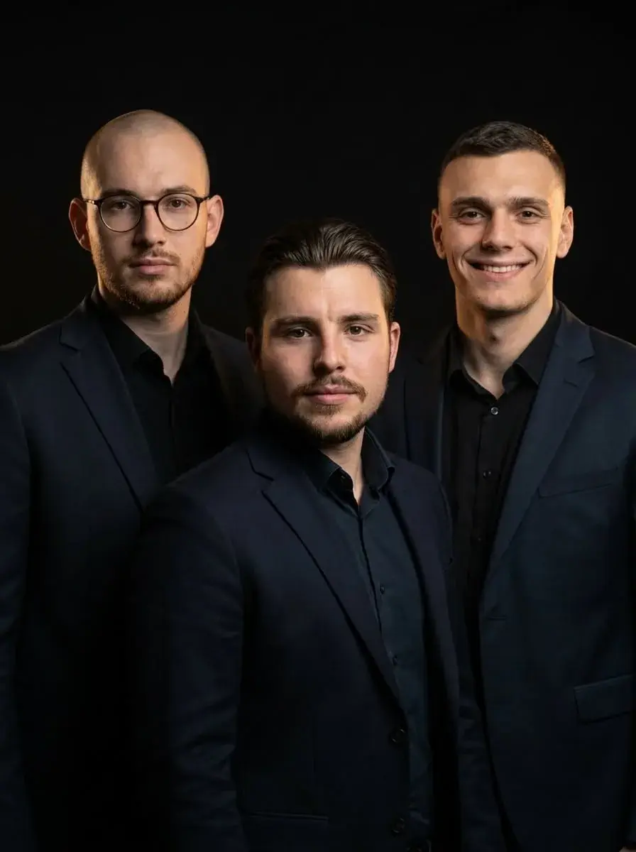 Hannes, Jonas und Bruno, das Team hinter GoldenWeb
